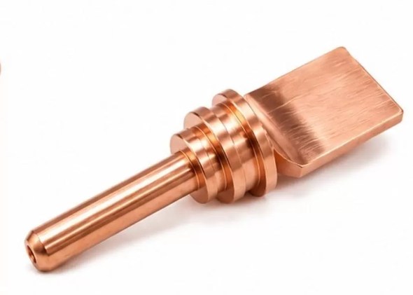 Copper terminal with blade connection