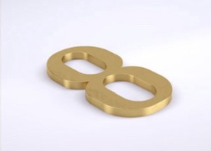Brass escutcheon plates