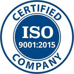 ISO 9001:2015 certified