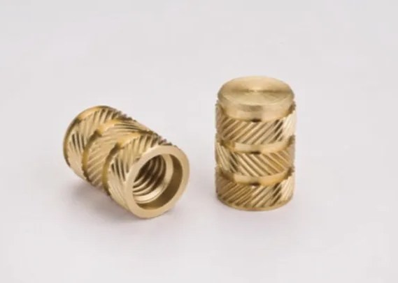 Diamond-knurl heat-set inserts, blind and through