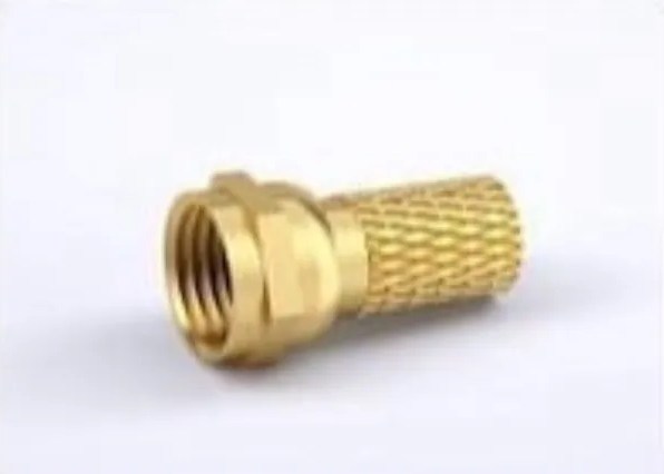 Flanged insert with knurled shank and threaded stud