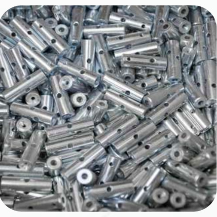 Machined aluminium components in bulk