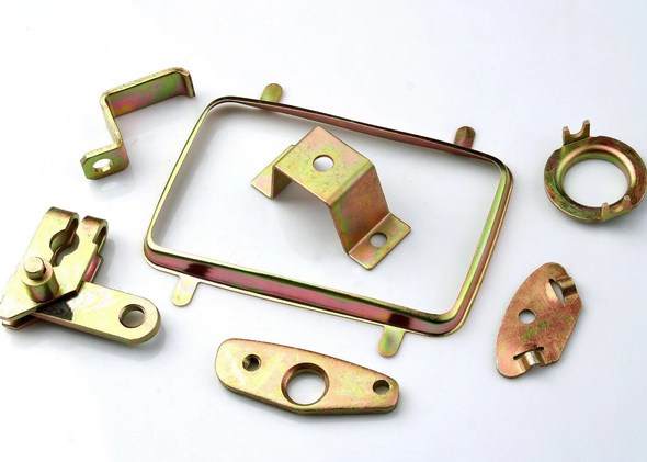 Formed and plated brackets