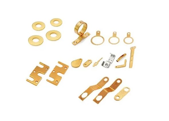 Brass stamped contacts