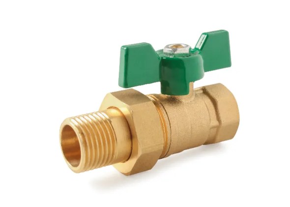 Ball valve with lever handle